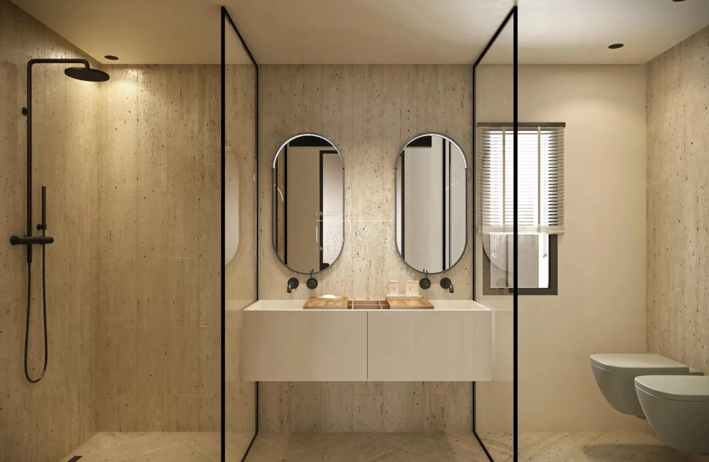 Villa contemporaine écoresponsable sur la route de l'ourika – 4 chambres – terrain 1 100 m²