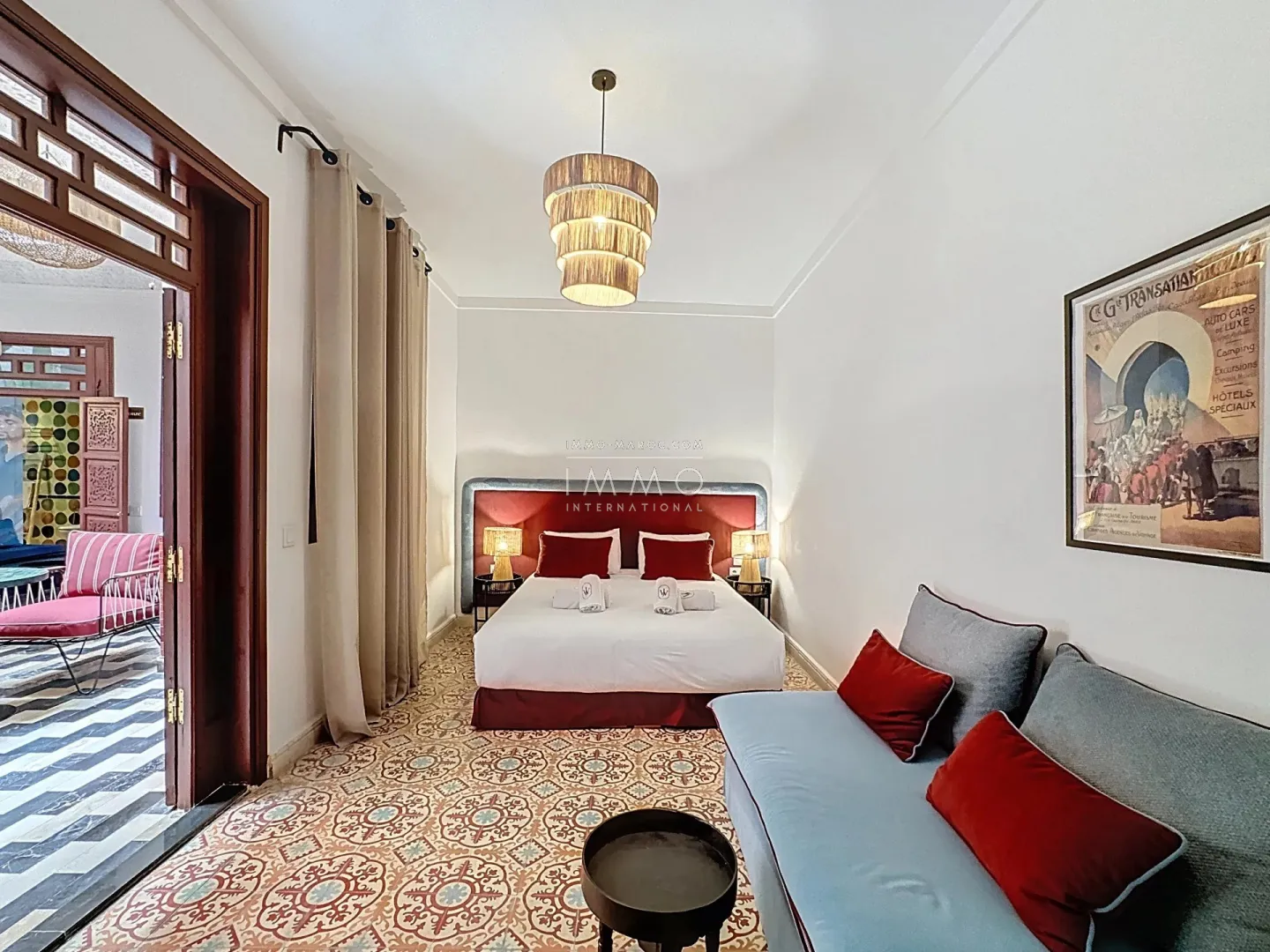 Très joli riad titré avec autorisation d’exploitation – maison d’hôtes de charme (6 suites)