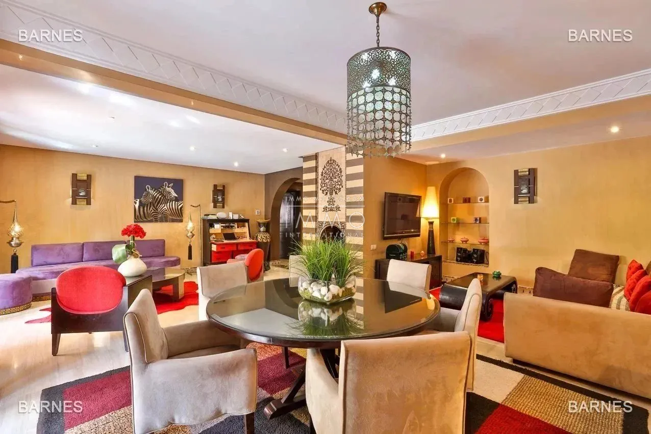 Duplex avec piscine privée à vendre hivernage marrakech - 3 chambres - 198m² + jardin 242m²