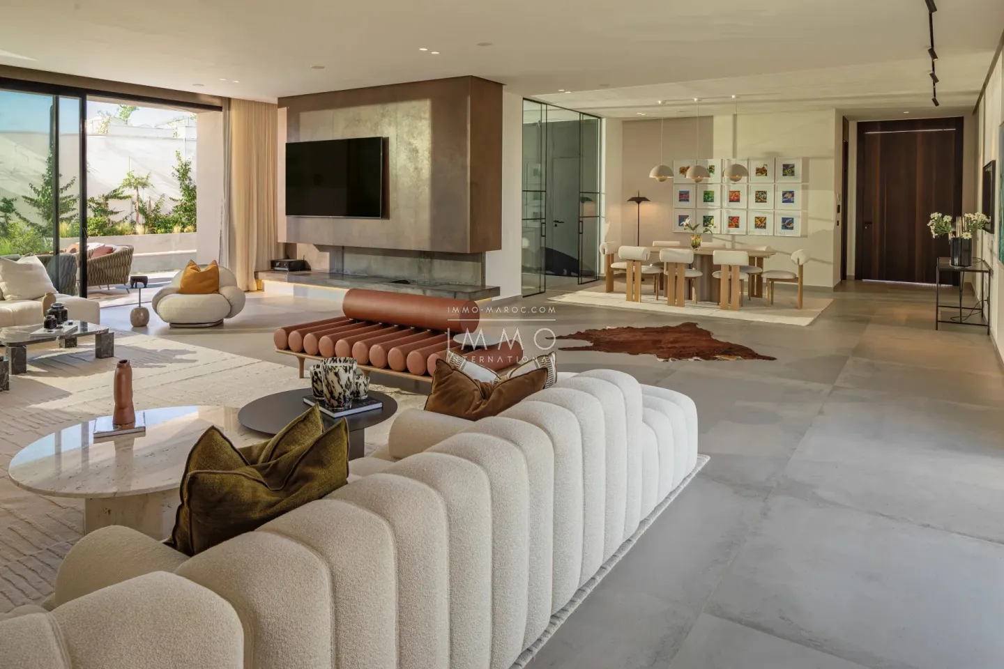 Villa contemporaine de plain-pied à vendre – route de l'ourika – 4 suites