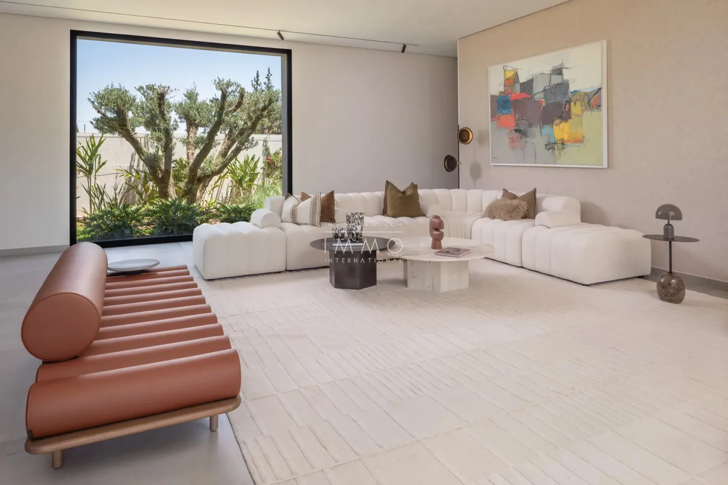 Villa contemporaine de plain-pied à vendre – route de l'ourika – 4 suites