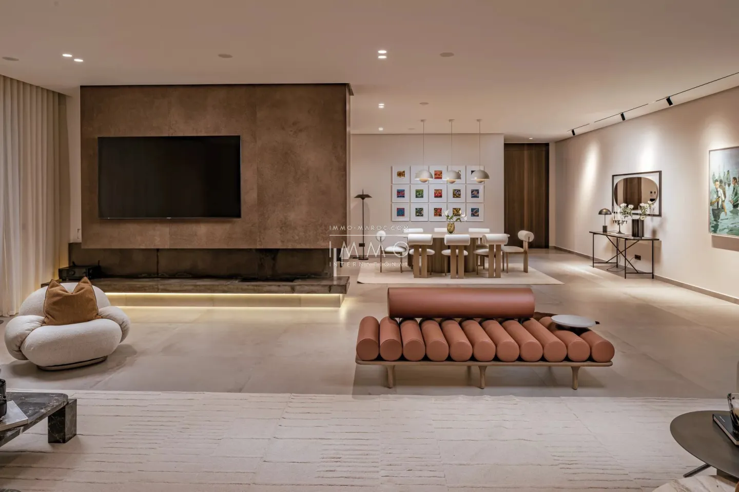 Villa contemporaine de plain-pied à vendre – route de l'ourika – 4 suites