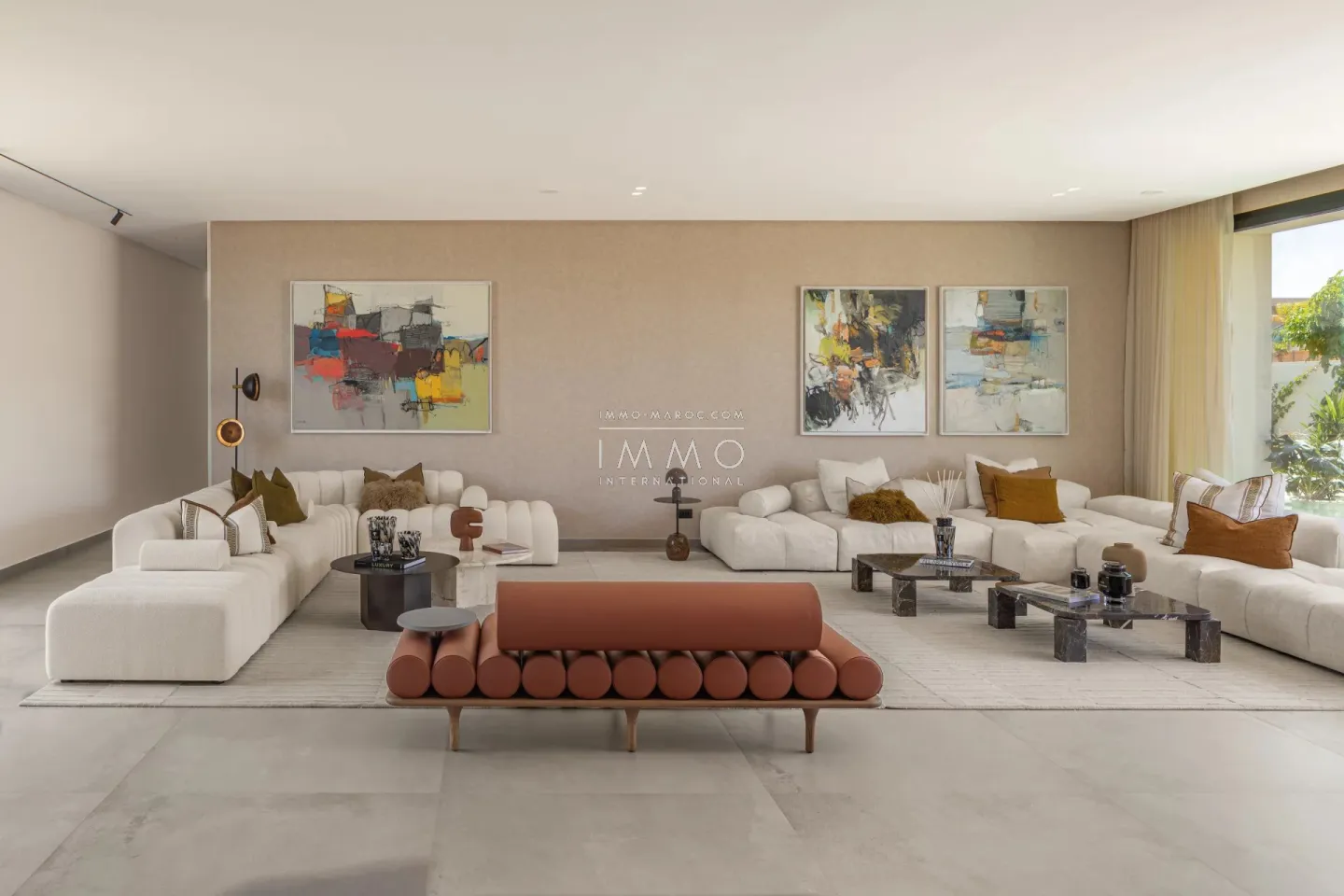 Villa contemporaine de plain-pied à vendre – route de l'ourika – 4 suites