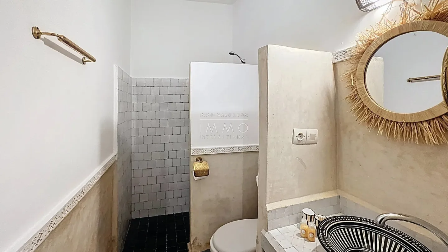 Riad à vendre – ben salah – 10 chambres – maison d'hôtes titrée en exploitation – piscine patio – excellente réputation – potentiel hôtelier