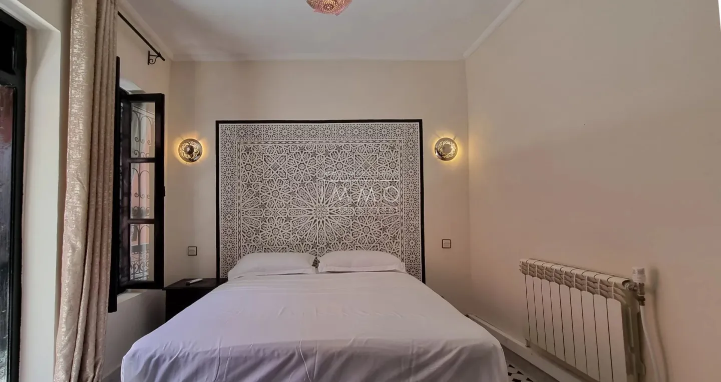 Riad à vendre – sidi mimoun – 5 chambres – hammam – terrasse vue koutoubia – vue 360° médina – maison d'hôtes possible