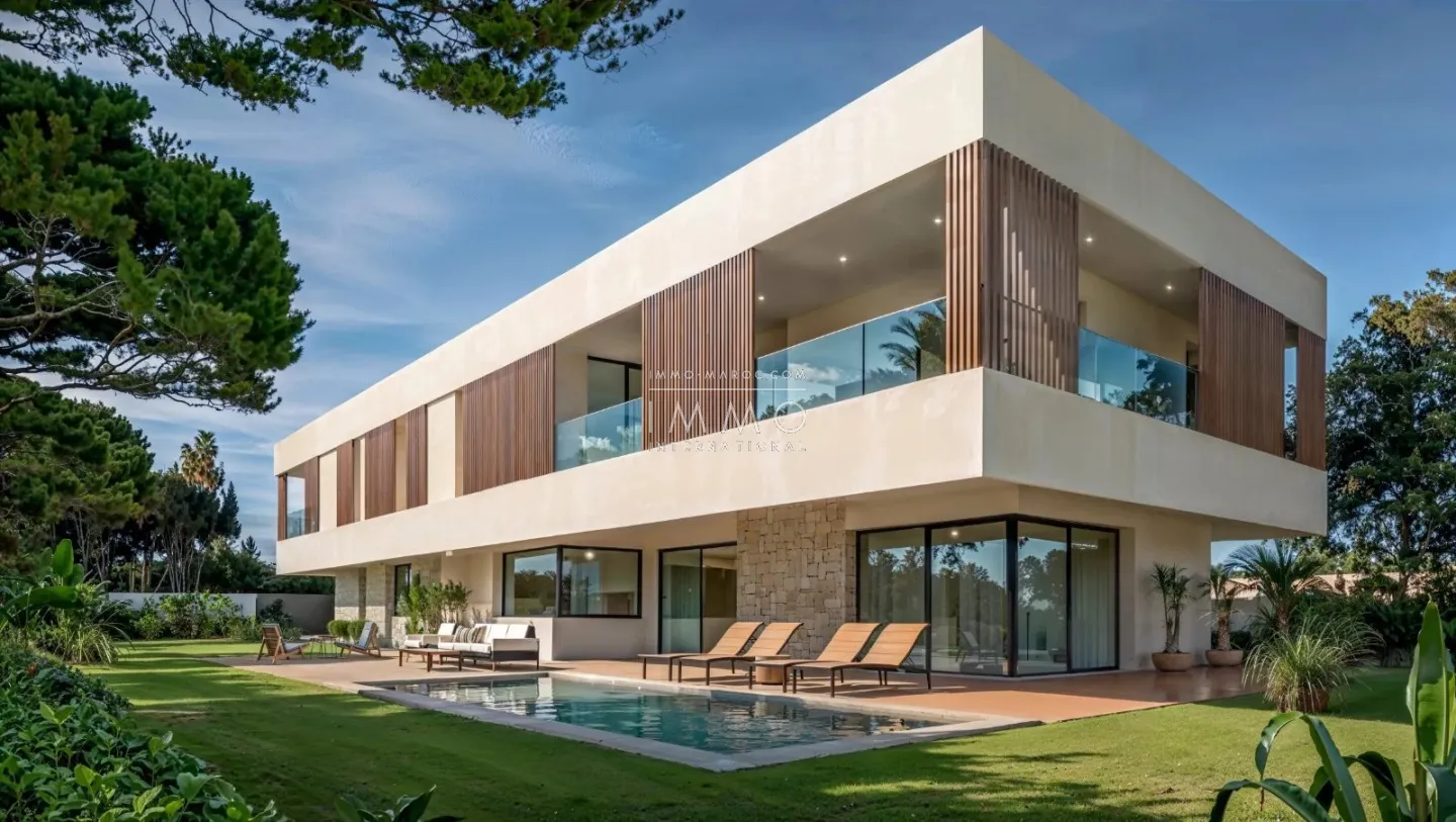 Villa contemporaine neuve à vendre – route de l'ourika – 5 chambres – livraison été 2025