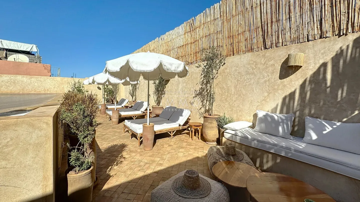 Riad à vendre – derb dabachi – 4 suites – rénové 2023 – terrasse panoramique médina – finitions haut de gamme – maison d'hôtes possible