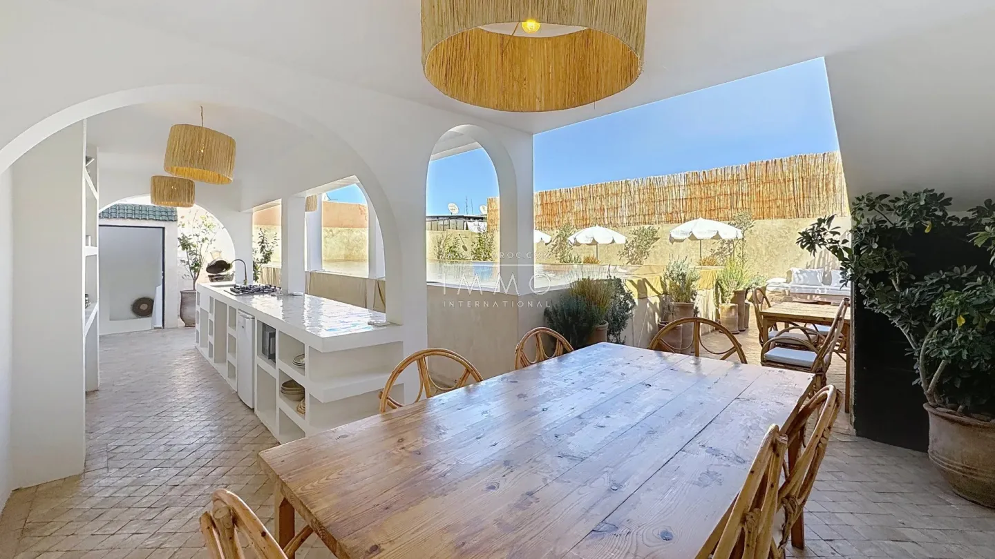 Riad à vendre – derb dabachi – 4 suites – rénové 2023 – terrasse panoramique médina – finitions haut de gamme – maison d'hôtes possible