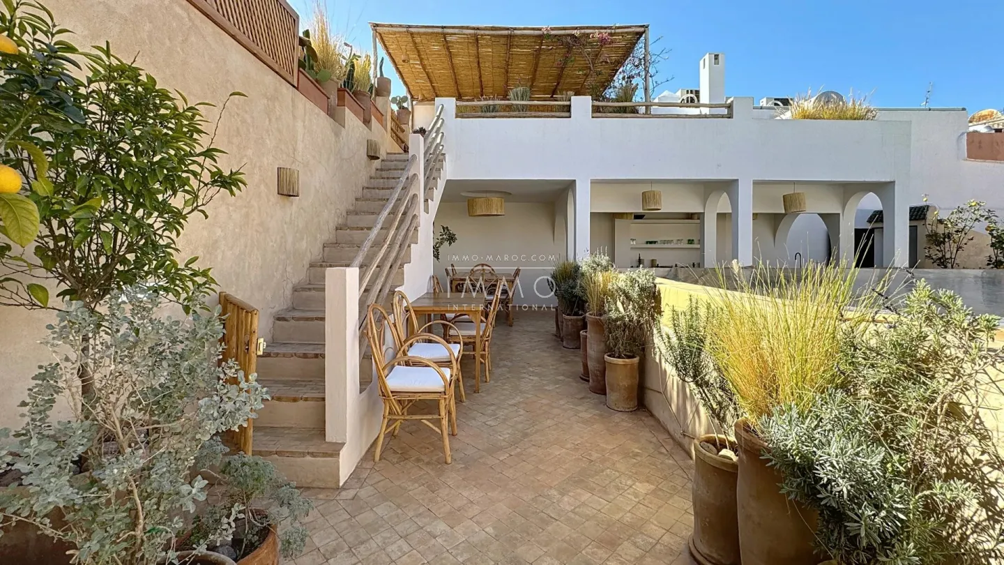Riad à vendre – derb dabachi – 4 suites – rénové 2023 – terrasse panoramique médina – finitions haut de gamme – maison d'hôtes possible