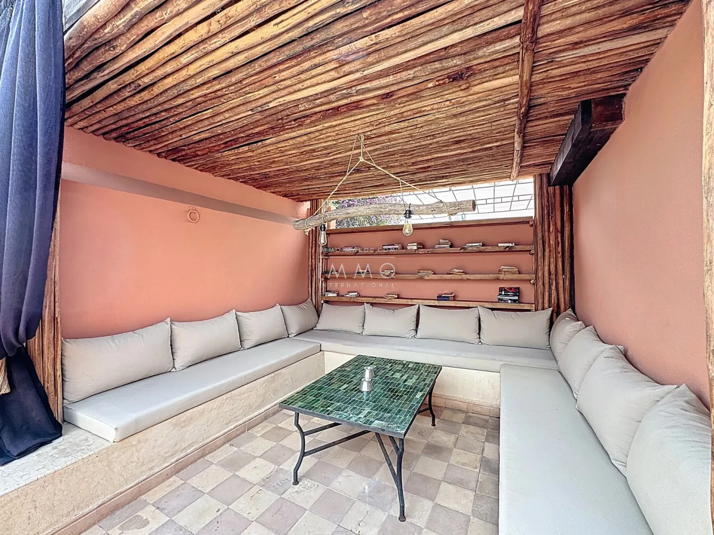 Riad à vendre – bab doukkala – 7 chambres – maison d'hôtes beldi chic – bassin chauffé – spa & hammam – potentiel hôtelier