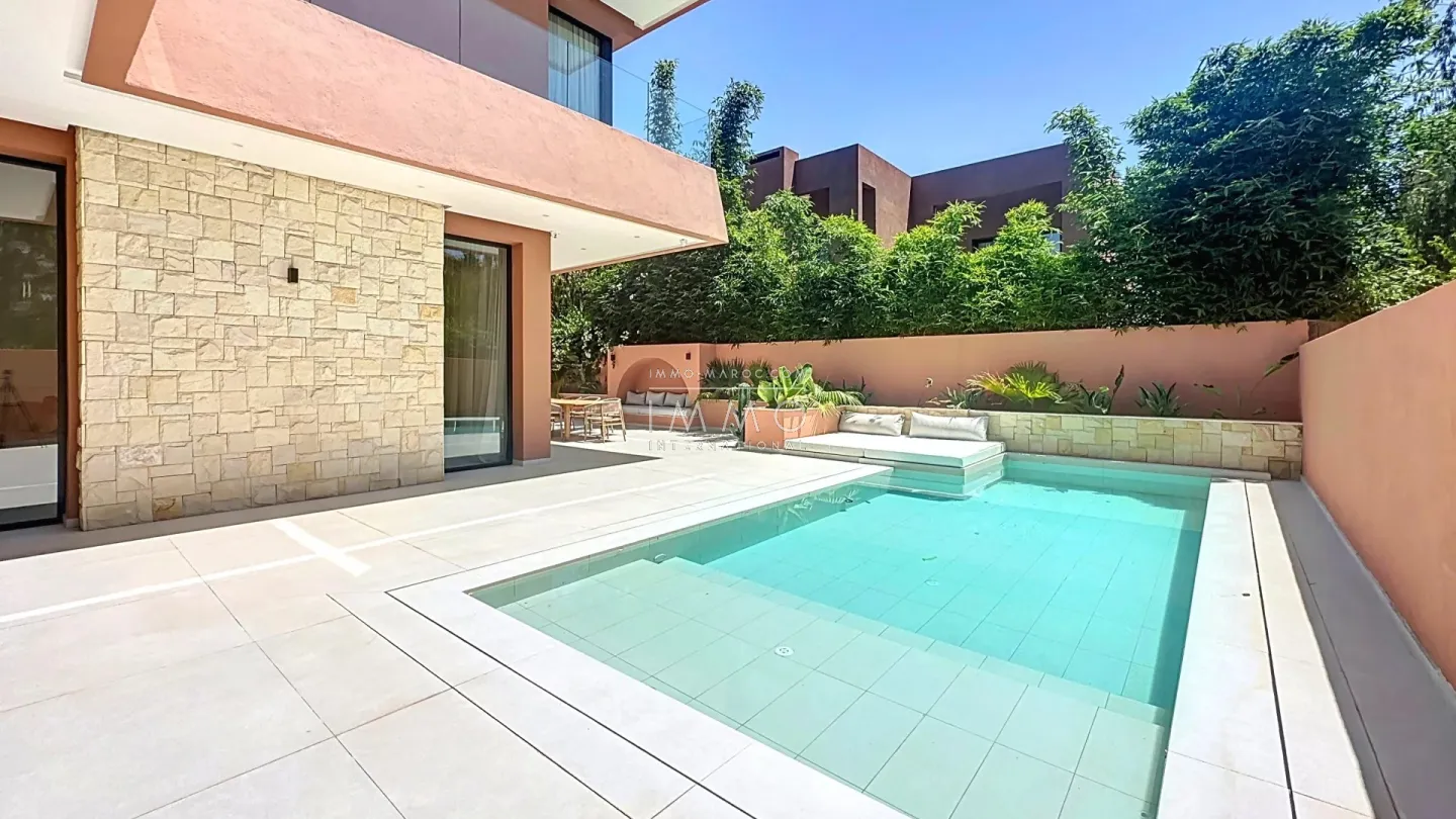 Villa à vendre au golf amelkis marrakech – 5 suites – 518 m² habitables – sous-sol aménagé