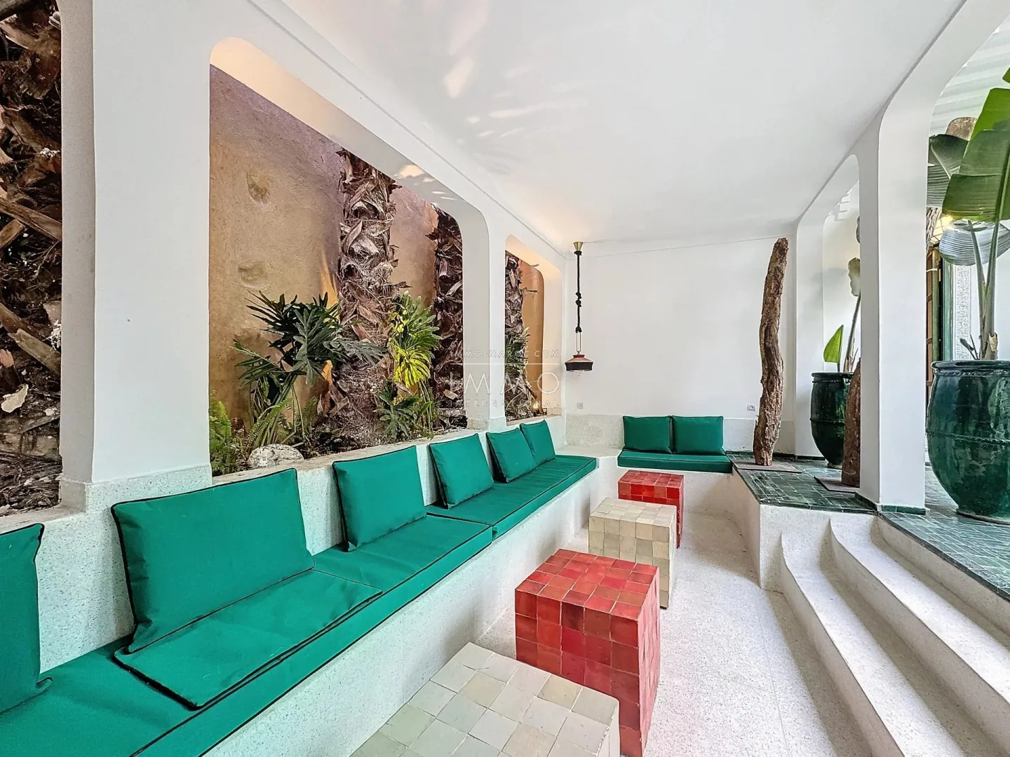 Riad à vendre – bab doukkala – 11 chambres – maison d'hôtes classée – spa 90 m² & 2 piscines – reconstruction neuve – potentiel hôtelier