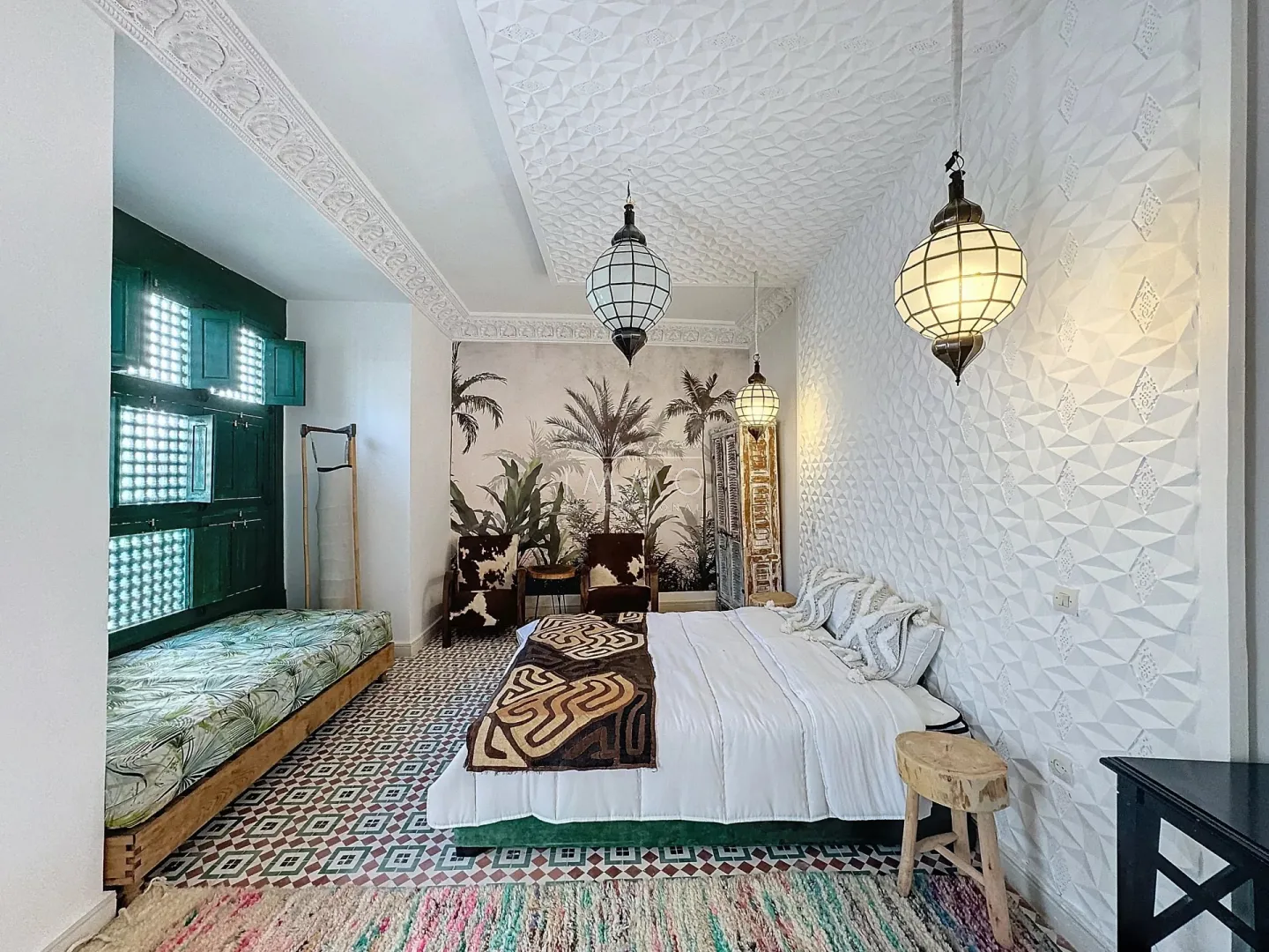 Riad à vendre – bab doukkala – 11 chambres – maison d'hôtes classée – spa 90 m² & 2 piscines – reconstruction neuve – potentiel hôtelier