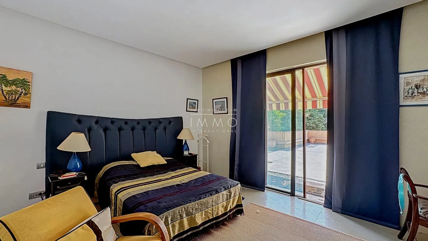 Villa à vendre route de ouarzazate – 4 suites – 650 m² – terrain 4 250 m² – piscine débordement 17x5 m – hammam