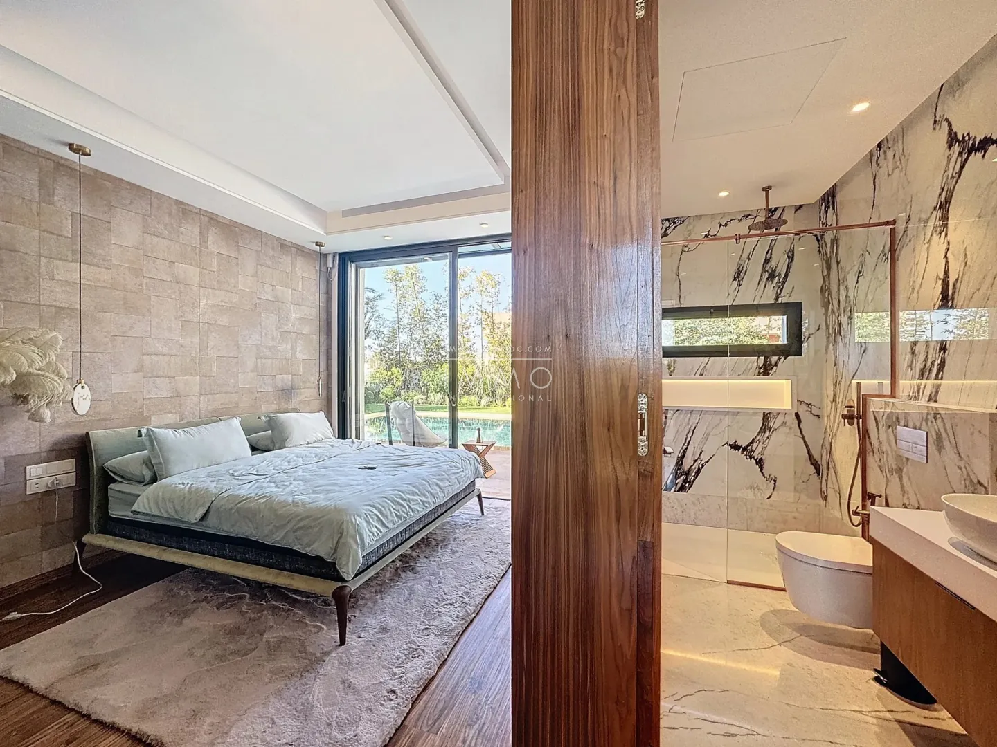 Villa contemporaine meublée à vendre à amelkis – 5 suites – terrain 1 000 m²