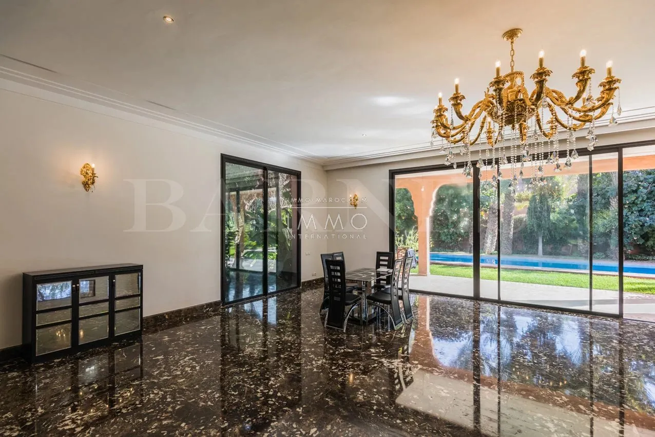 Magnifique villa contemporaine aux parcs de l’agdal – 4 chambres – vue atlas