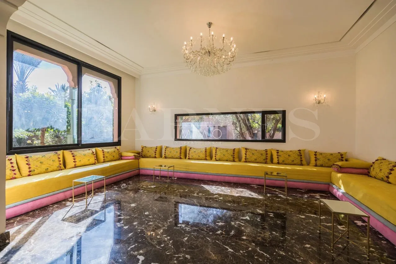 Magnifique villa contemporaine aux parcs de l’agdal – 4 chambres – vue atlas