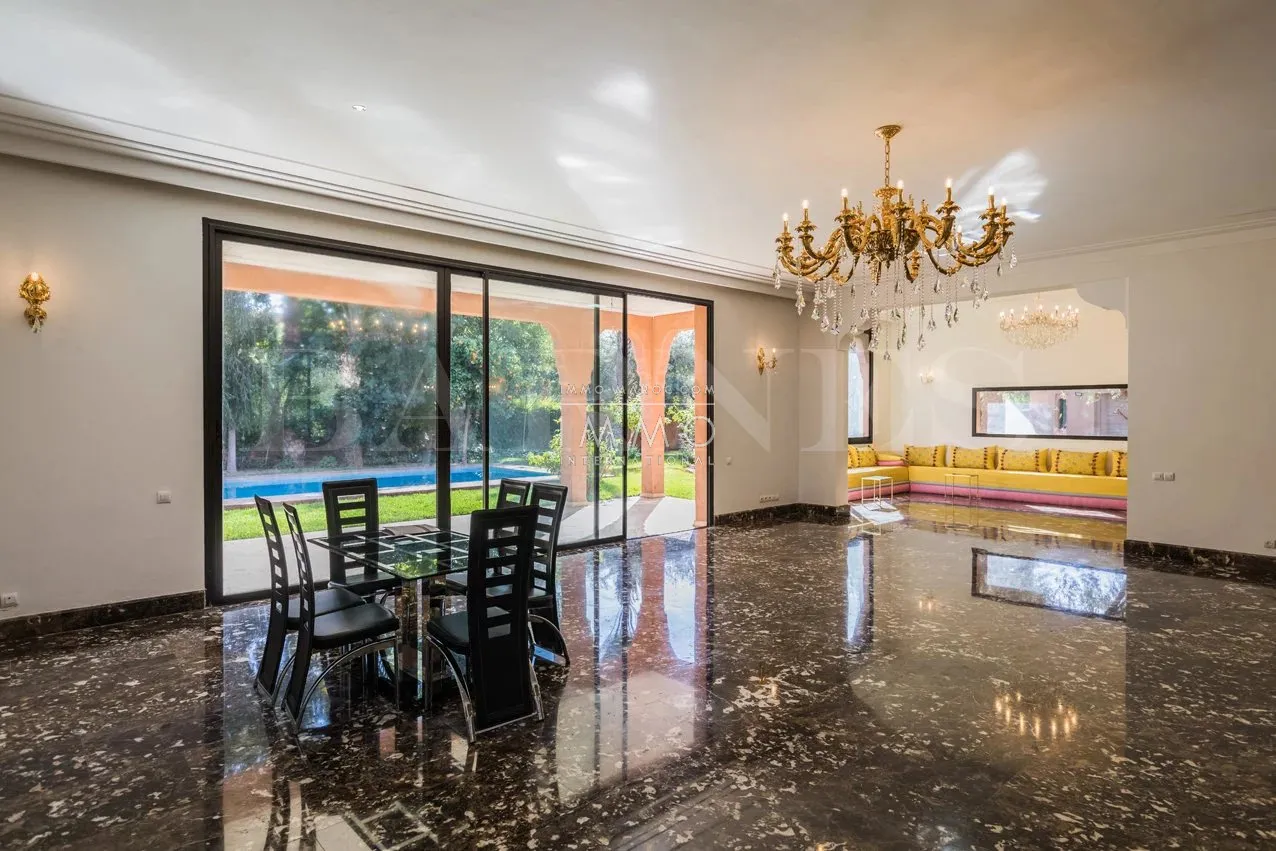 Magnifique villa contemporaine aux parcs de l’agdal – 4 chambres – vue atlas