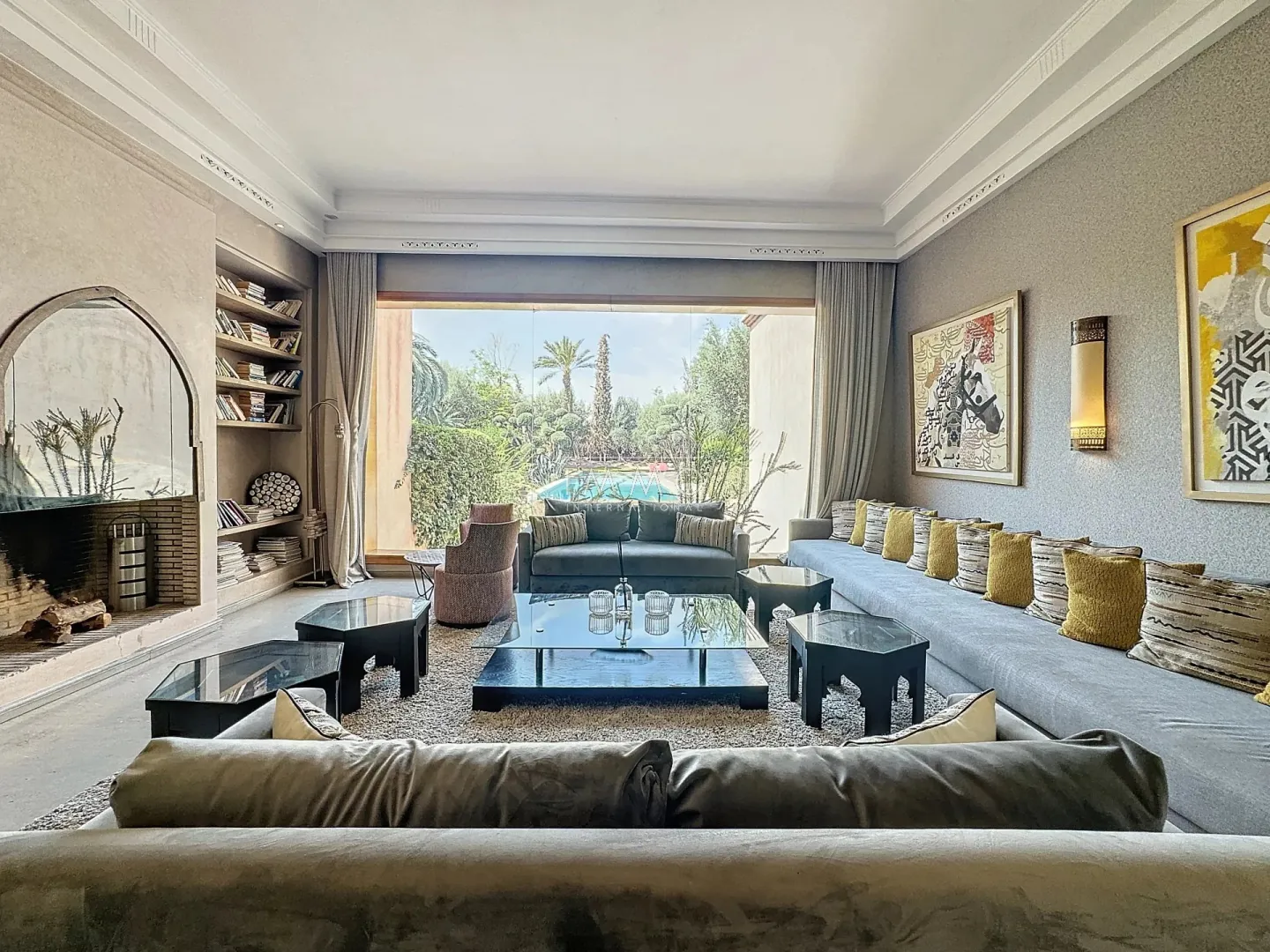 Villa de prestige à vendre dans la palmeraie – 11 suites – parc de 1 hectare