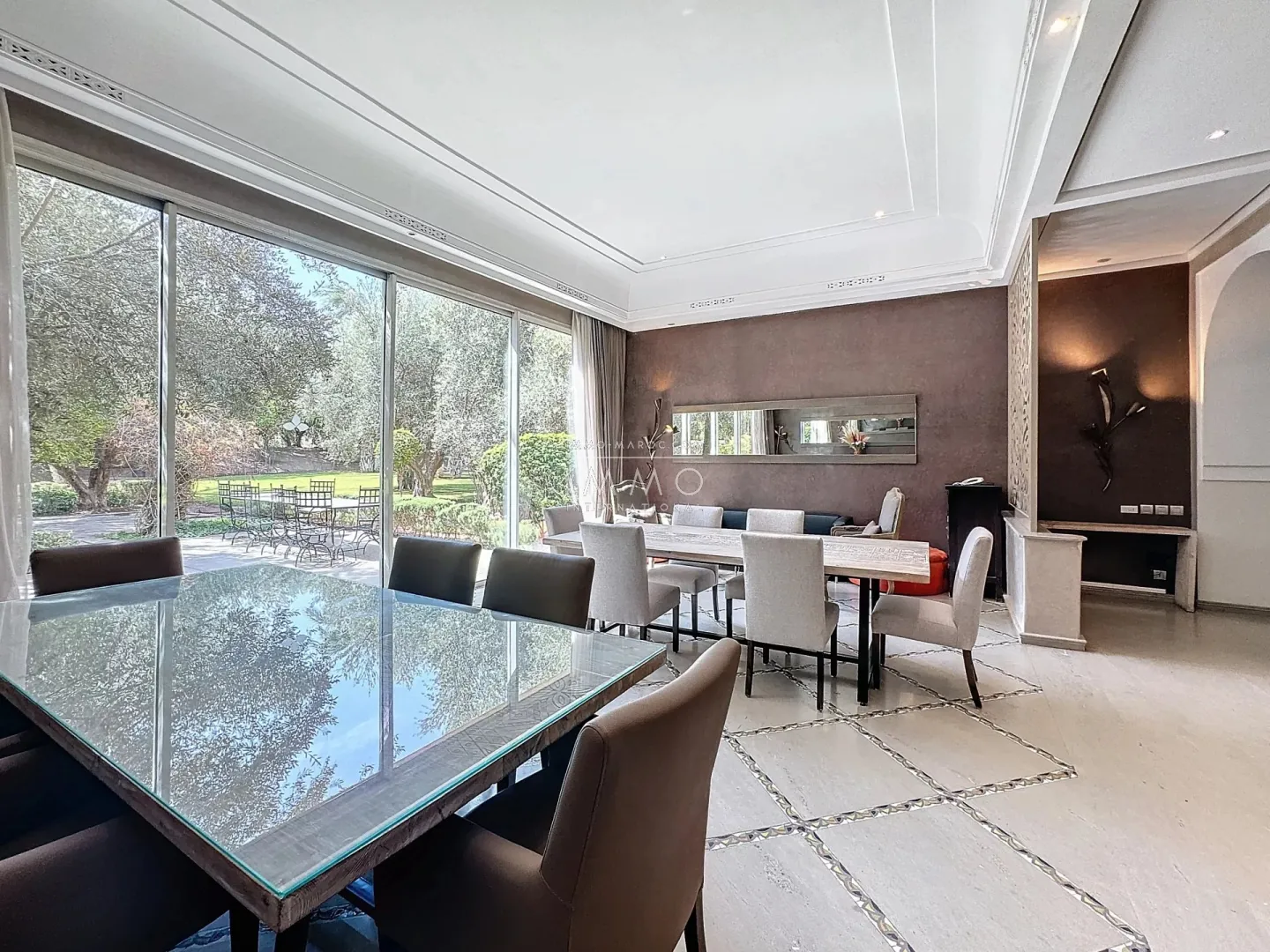 Villa de prestige à vendre dans la palmeraie – 11 suites – parc de 1 hectare