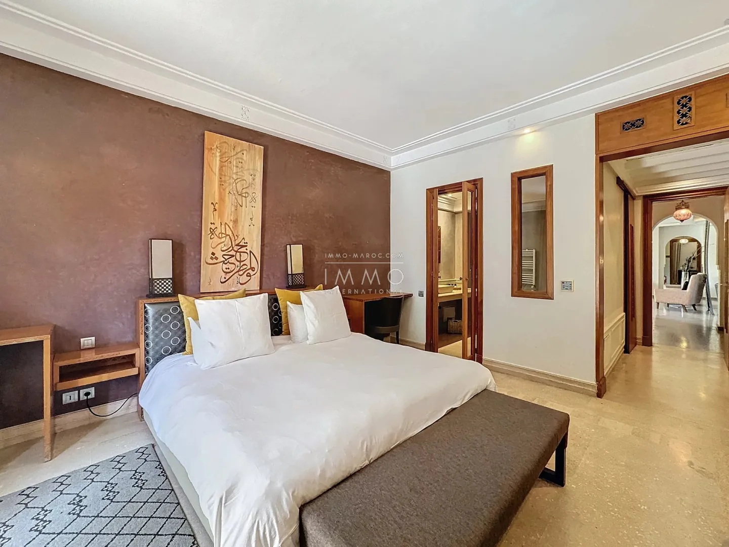 Villa de prestige à vendre dans la palmeraie – 11 suites – parc de 1 hectare