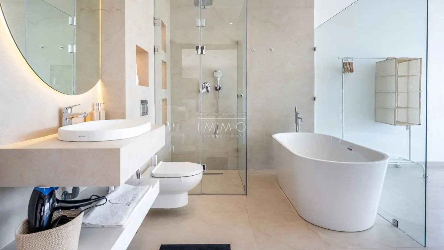 Villa à vendre route de l'ourika – 5 suites – 420 m² – terrain 1 000 m² – réception 130 m² – résidence sécurisée