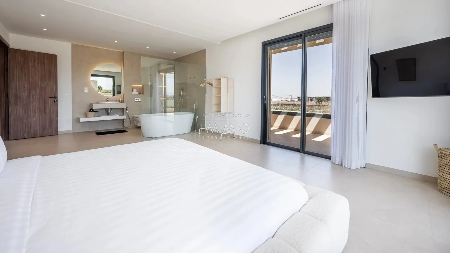 Villa à vendre route de l'ourika – 5 suites – 420 m² – terrain 1 000 m² – réception 130 m² – résidence sécurisée