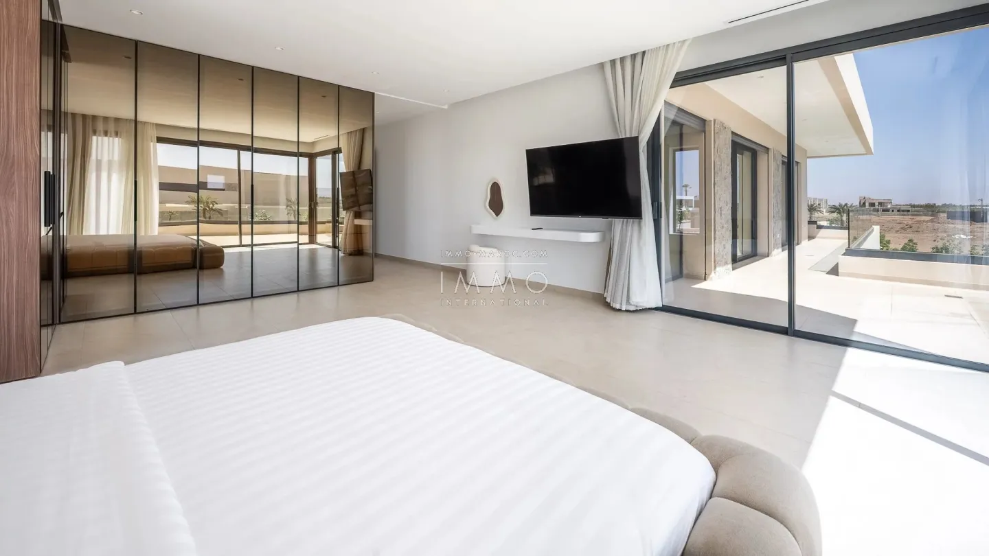 Villa à vendre route de l'ourika – 5 suites – 420 m² – terrain 1 000 m² – réception 130 m² – résidence sécurisée