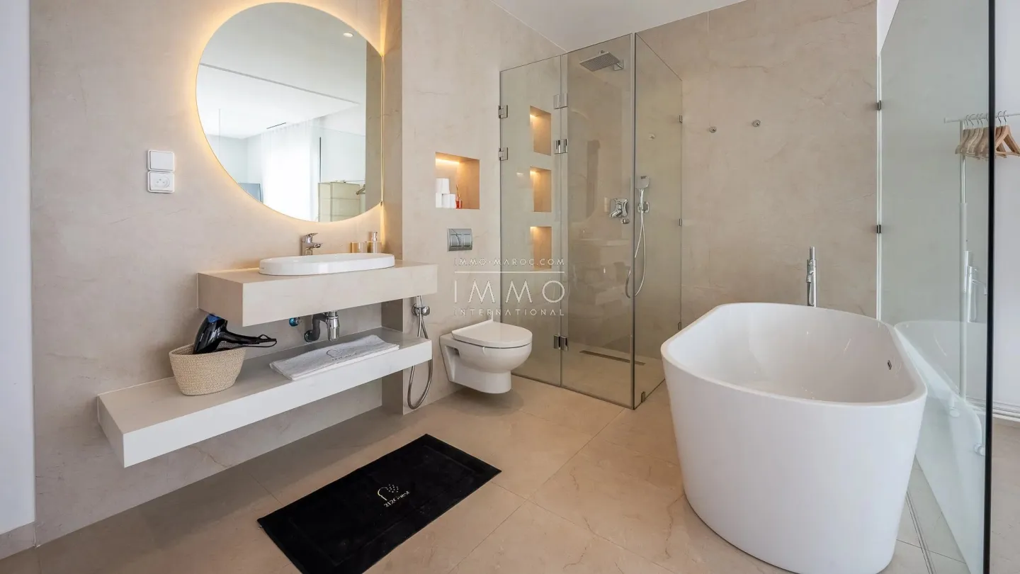 Villa à vendre route de l'ourika – 5 suites – 420 m² – terrain 1 000 m² – réception 130 m² – résidence sécurisée