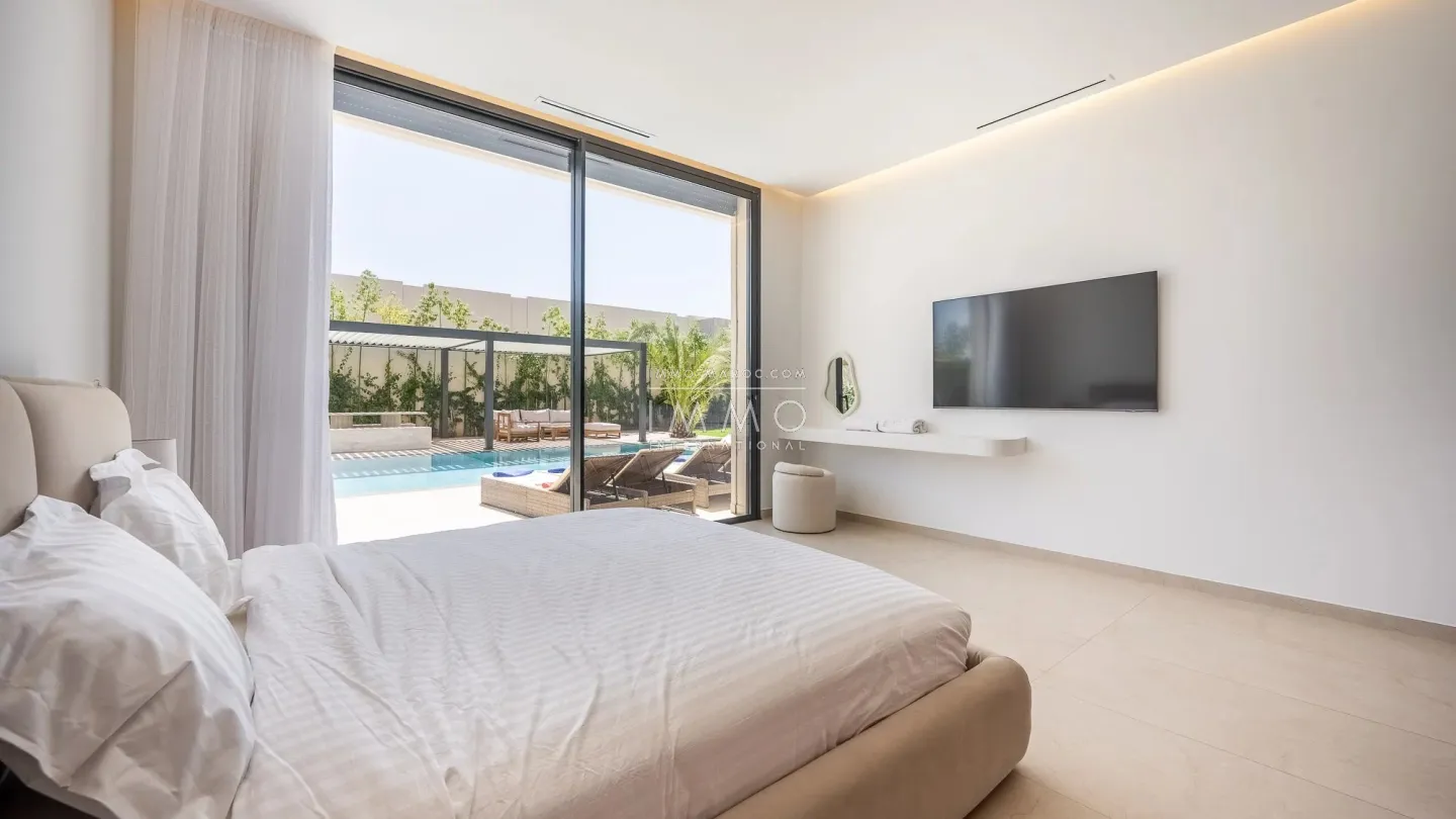 Villa à vendre route de l'ourika – 5 suites – 420 m² – terrain 1 000 m² – réception 130 m² – résidence sécurisée