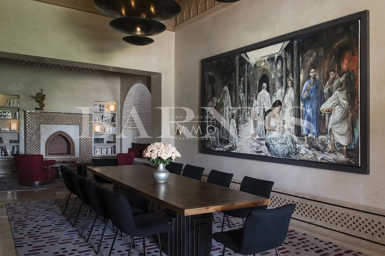 Palais oriental à vendre palmeraie marrakech