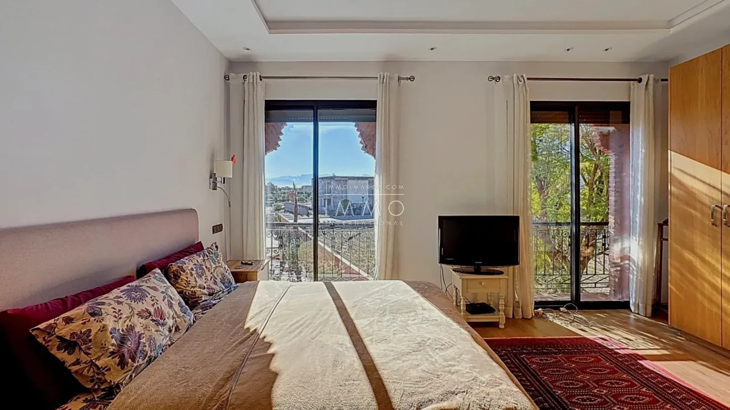 Villa à vendre golfs – 4 chambres – 319 m² – terrain 423 m²  – terrasse rooftop vue atlas