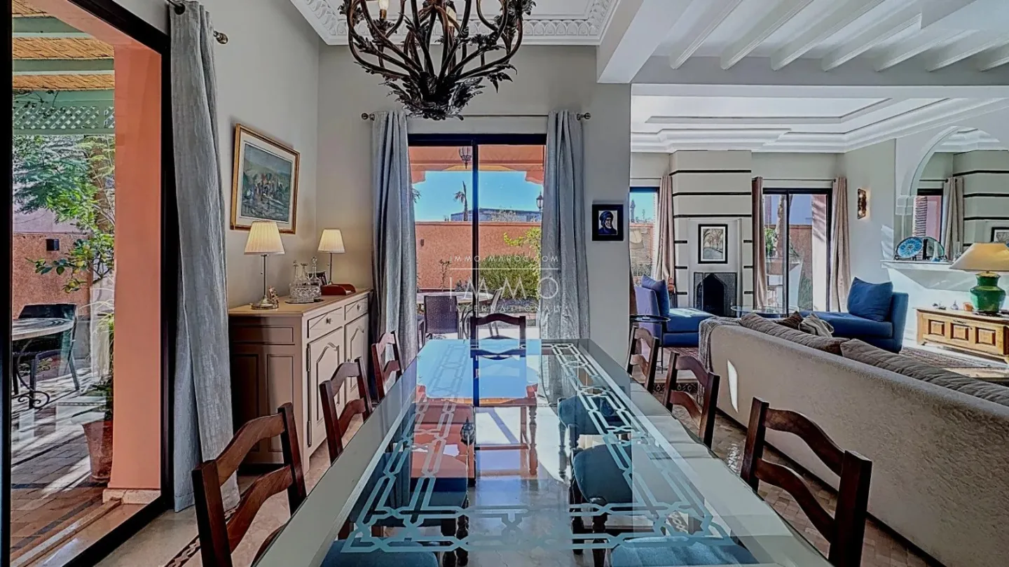 Villa à vendre golfs – 4 chambres – 319 m² – terrain 423 m²  – terrasse rooftop vue atlas