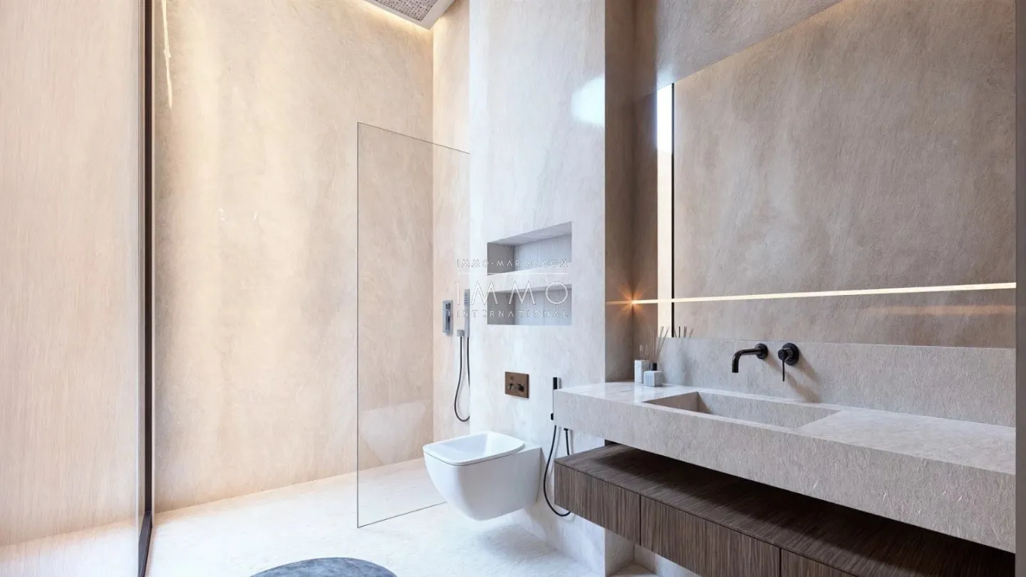 Villa contemporaine en construction