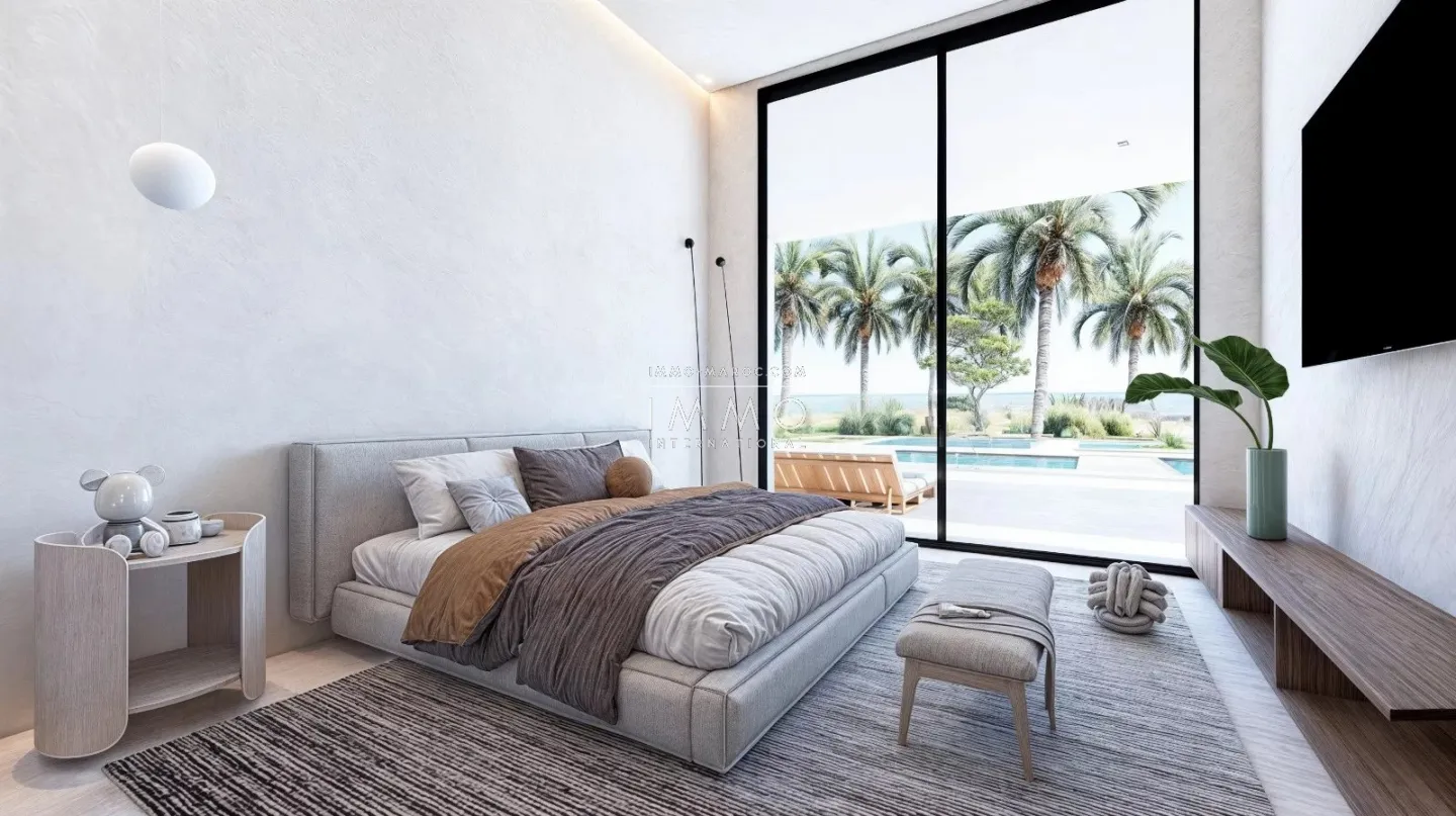 Villa contemporaine en construction