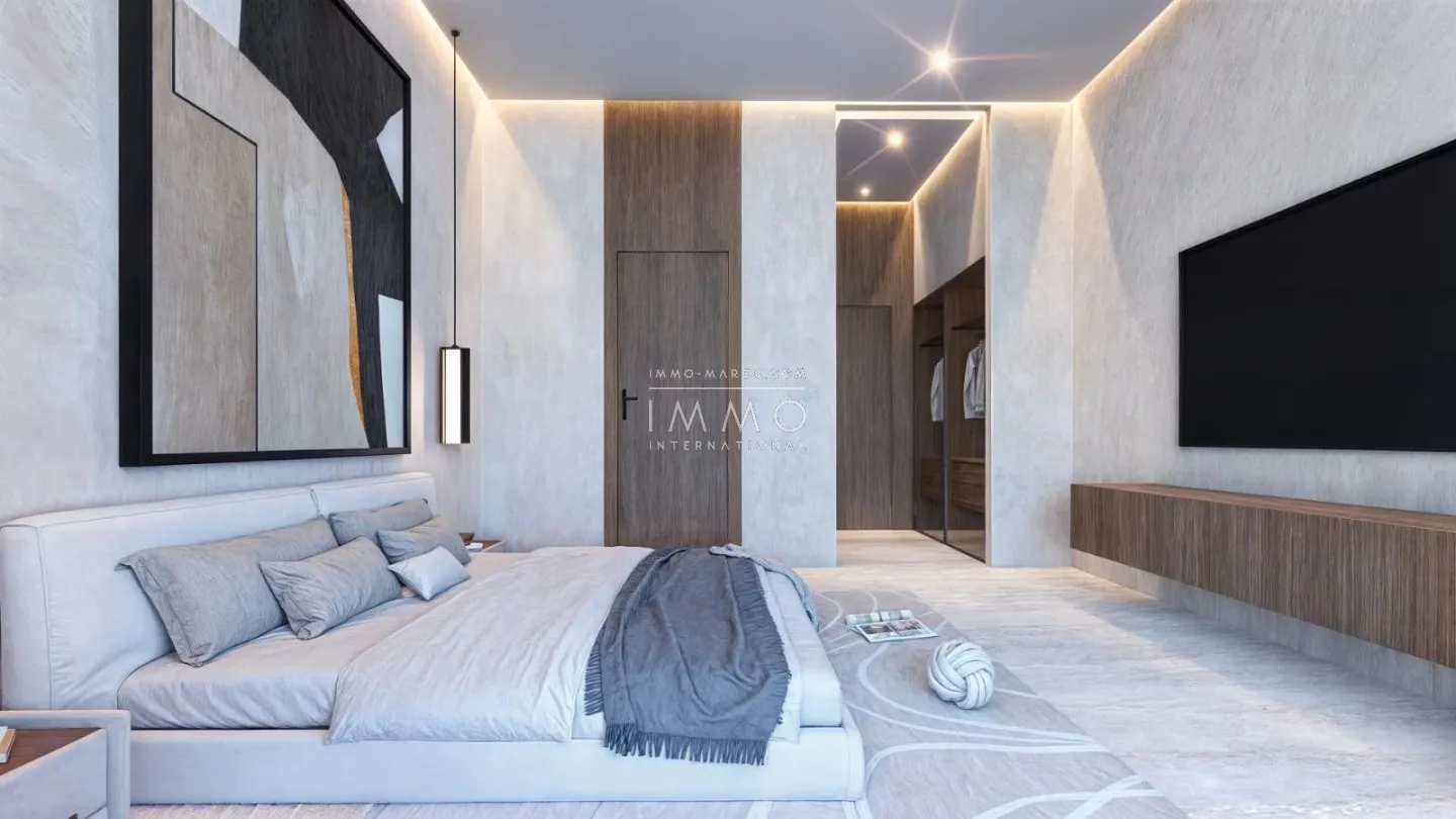 Villa contemporaine en construction