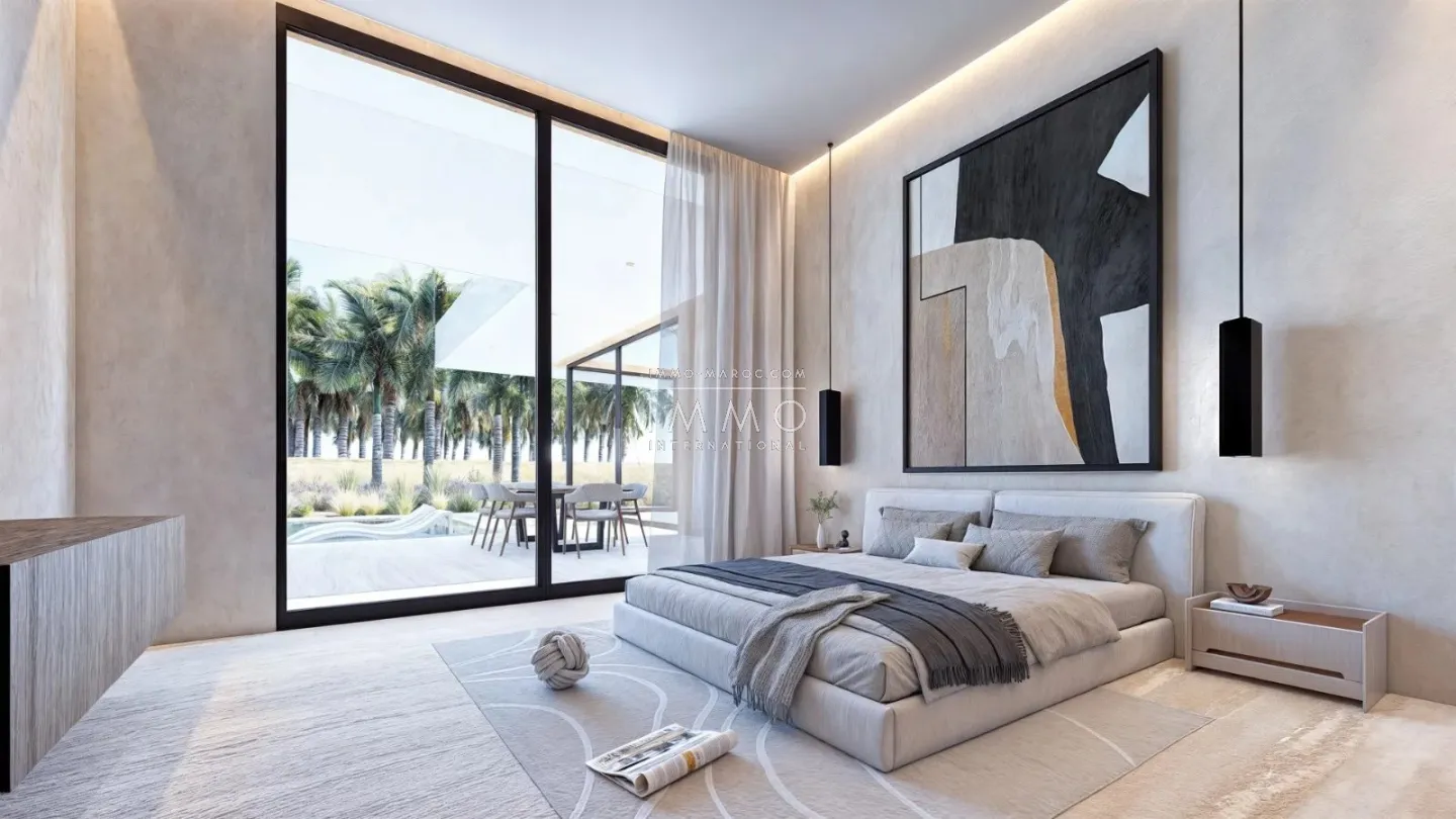 Villa contemporaine en construction