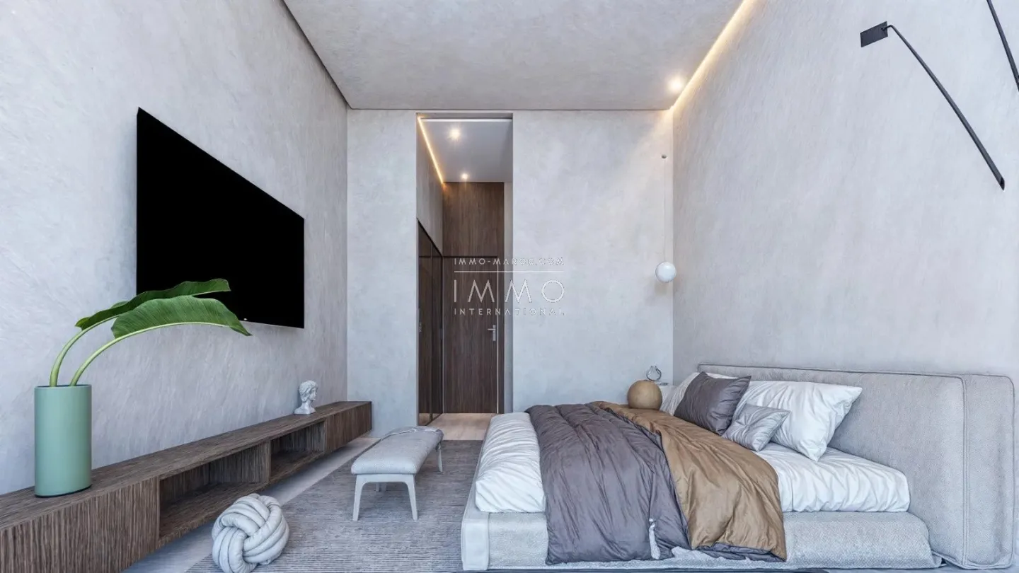 Villa contemporaine en construction