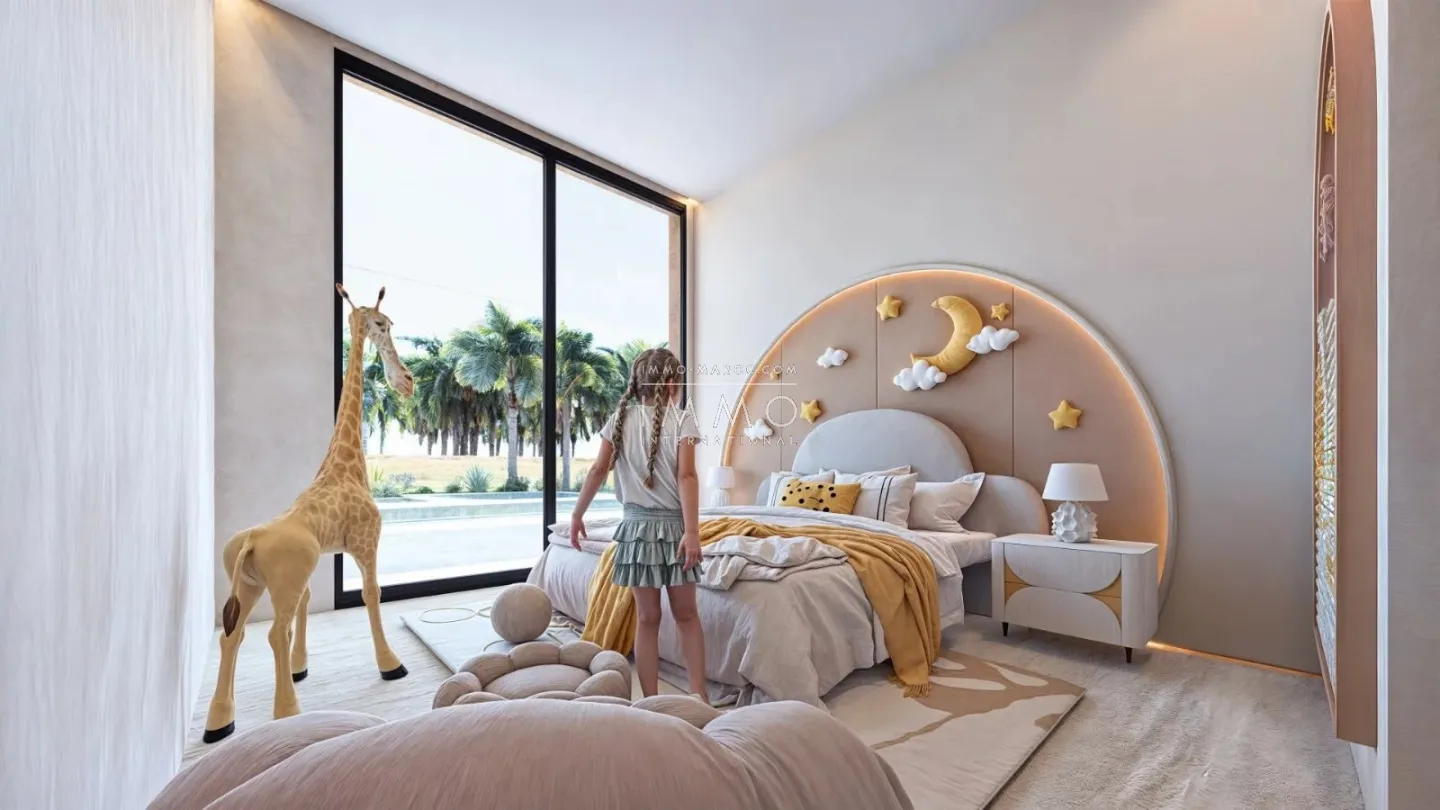 Villa contemporaine en construction