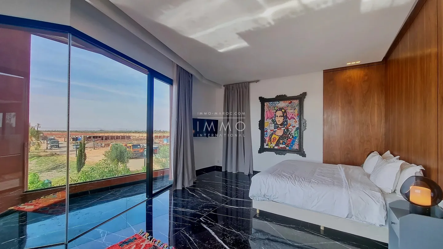 Impressionnante villa contemporaine a vendre  sur de golf amelkis marrakech