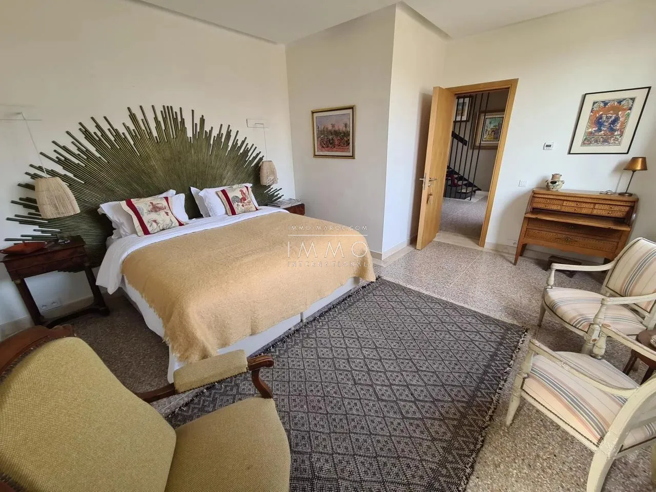 Villa à vendre golf amelkis – 5 suites – 784 m² – terrain 1 112 m² – 1ère ligne golf – hammam