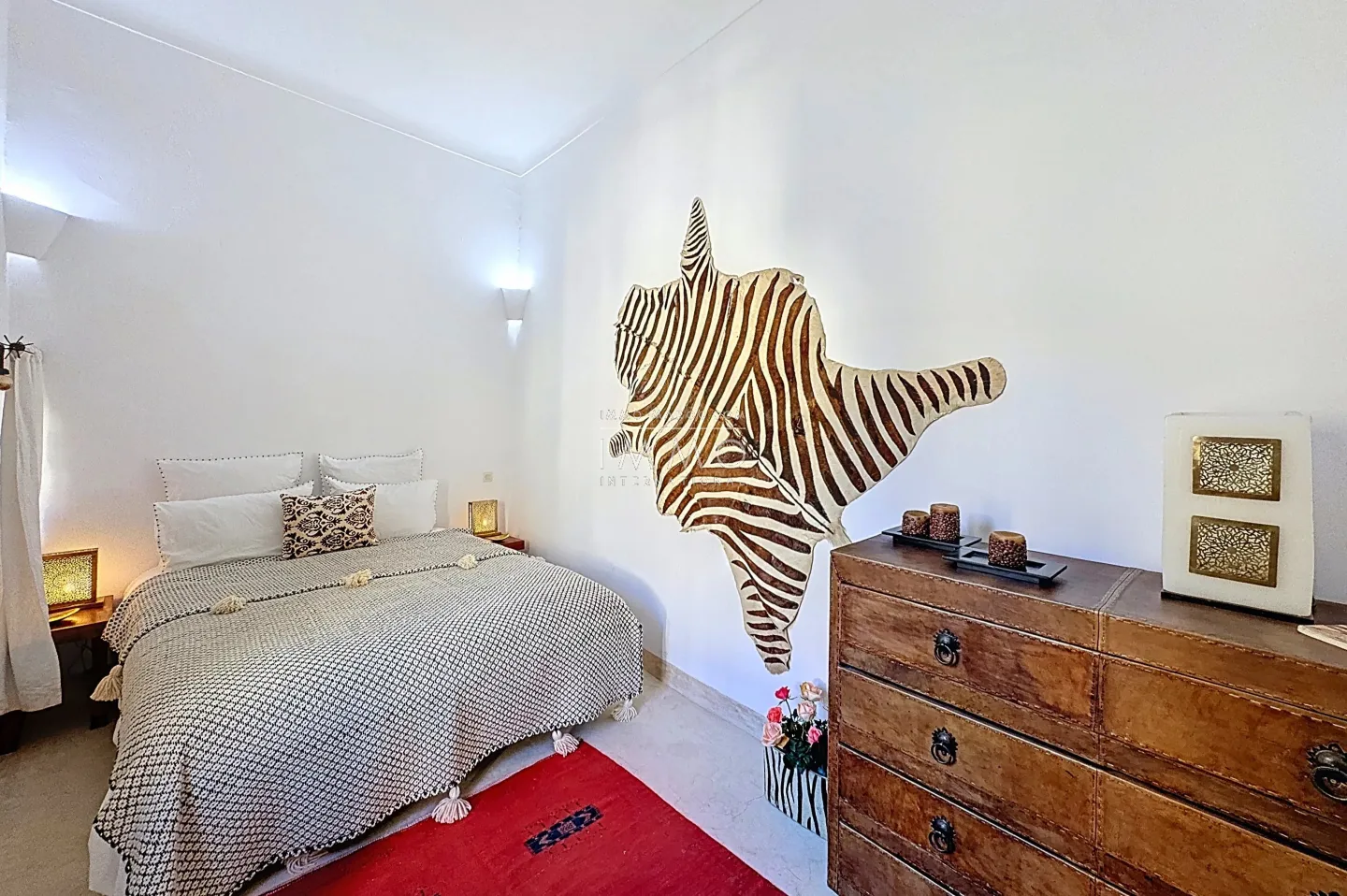 Riad à vendre – sidi ben slimane – 4 suites – 188 m² au sol – titré – piscine patio – terrasse vue atlas – maison d'hôtes possible