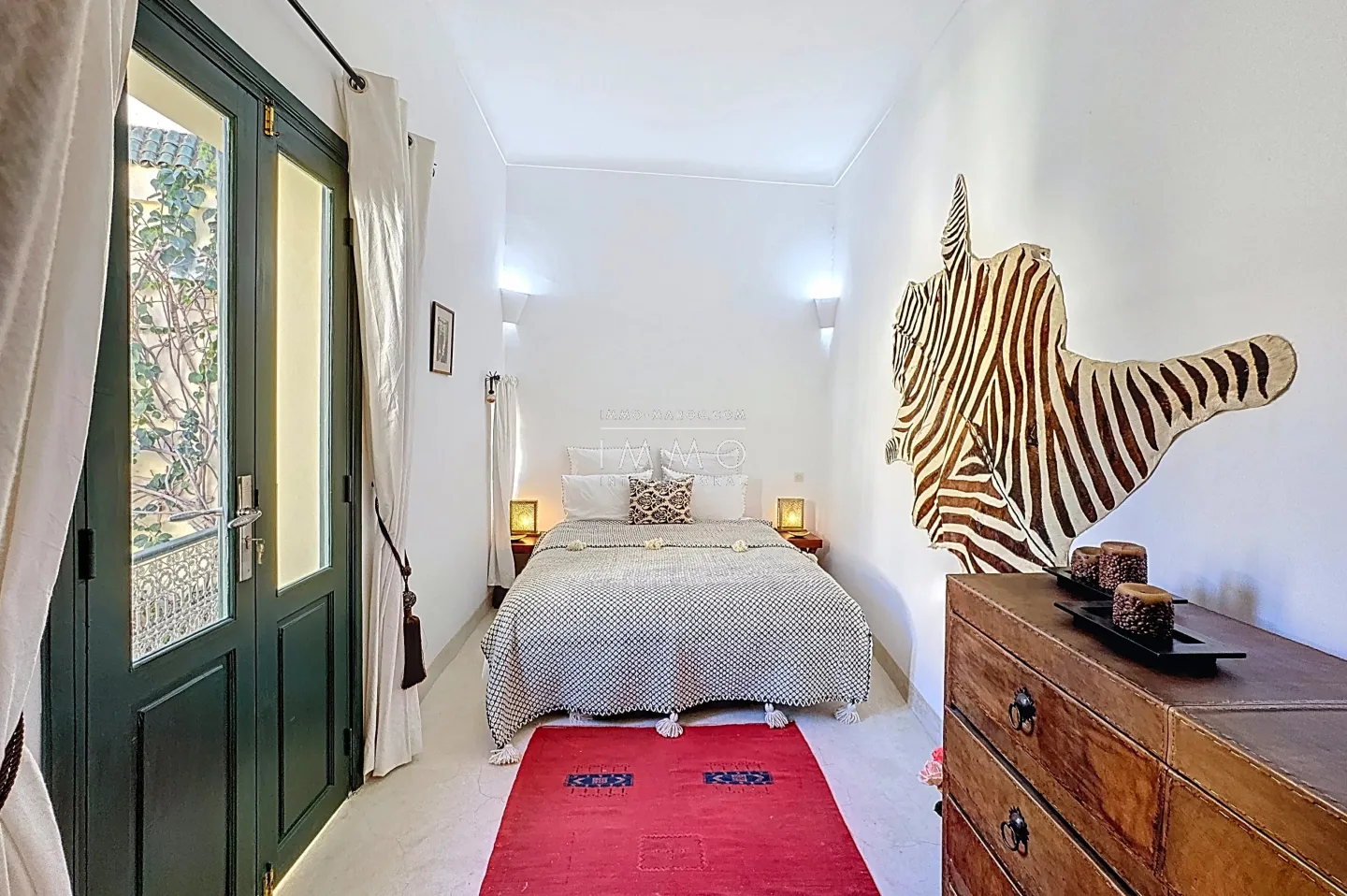 Riad à vendre – sidi ben slimane – 4 suites – 188 m² au sol – titré – piscine patio – terrasse vue atlas – maison d'hôtes possible