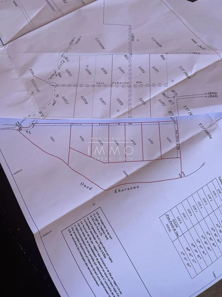 Opportunité à marrakech terrain d’une superficie de 26 hectares 