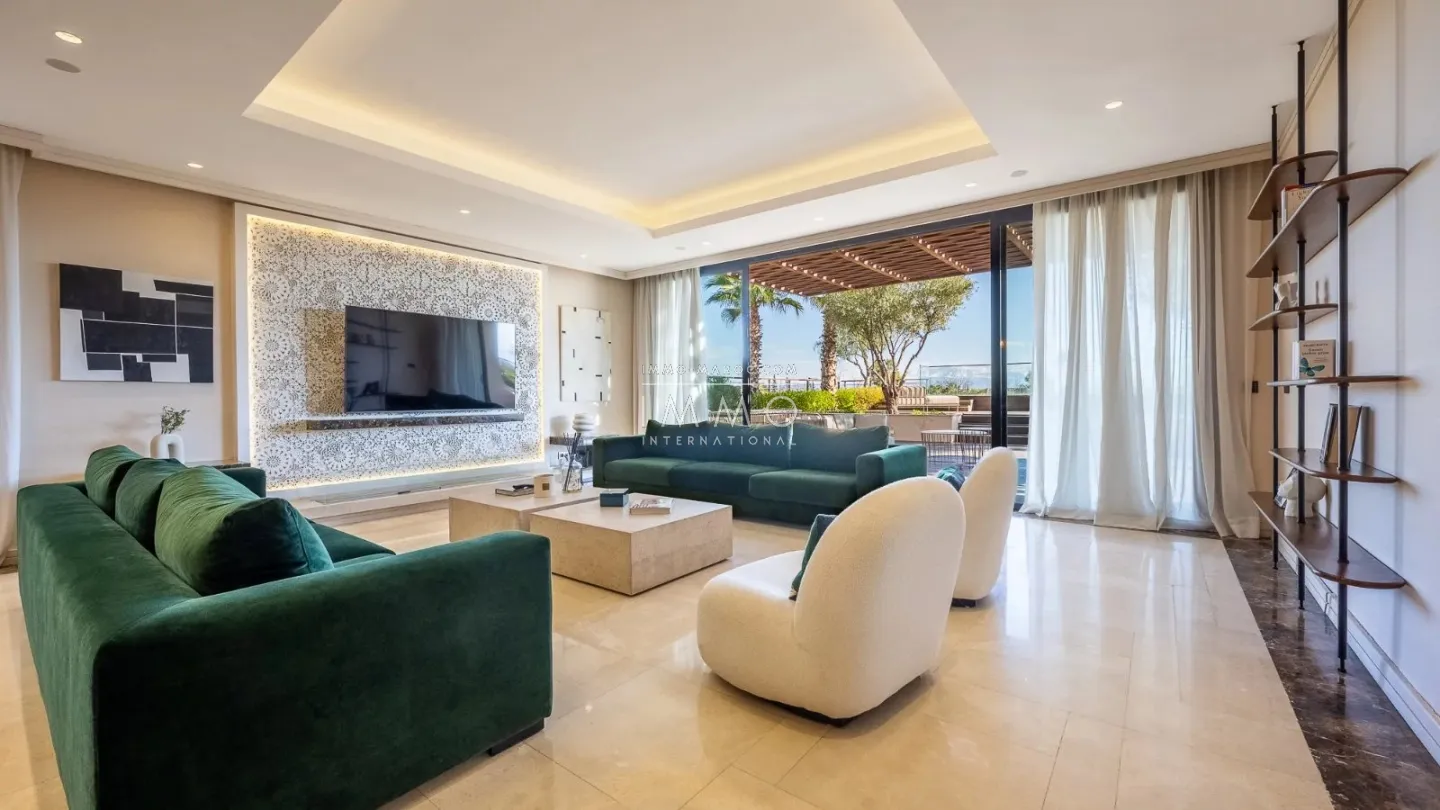 Penthouse d’exception au four seasons marrakech – vue imprenable sur l’atlas - Photo 1