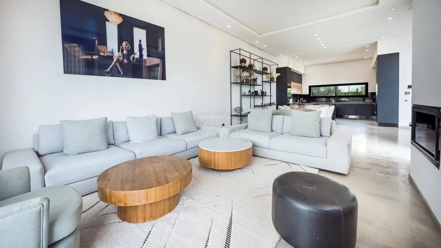 À vendre – villa de luxe meublee avec vue sur le golf amelkis - Photo 8