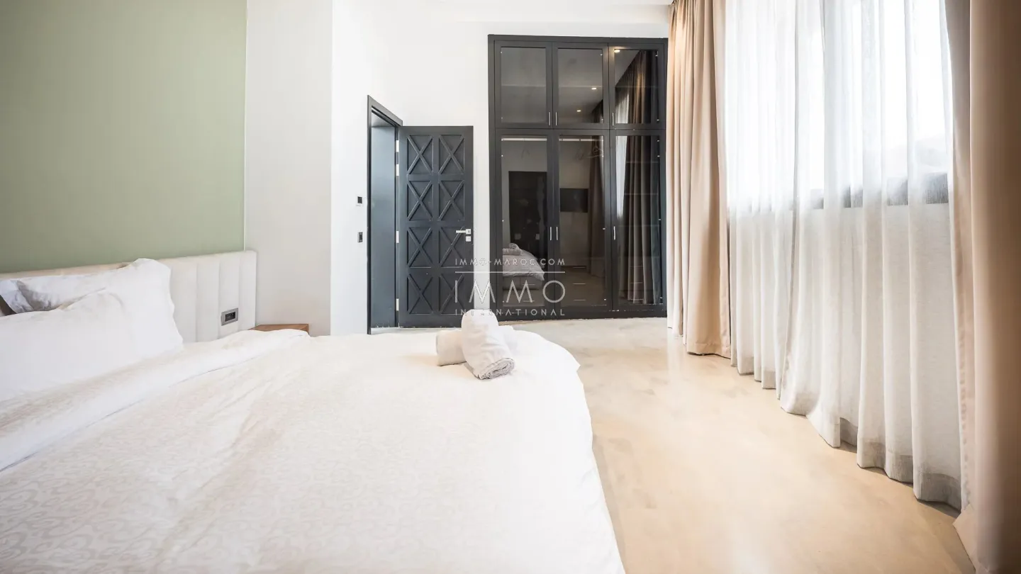 À vendre – villa de luxe meublee avec vue sur le golf amelkis - Photo 13