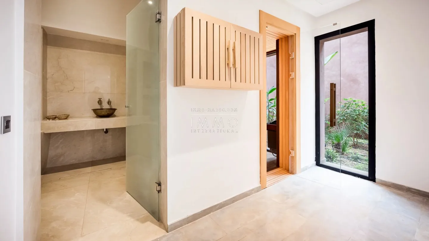À vendre – villa de luxe meublee avec vue sur le golf amelkis - Photo 23