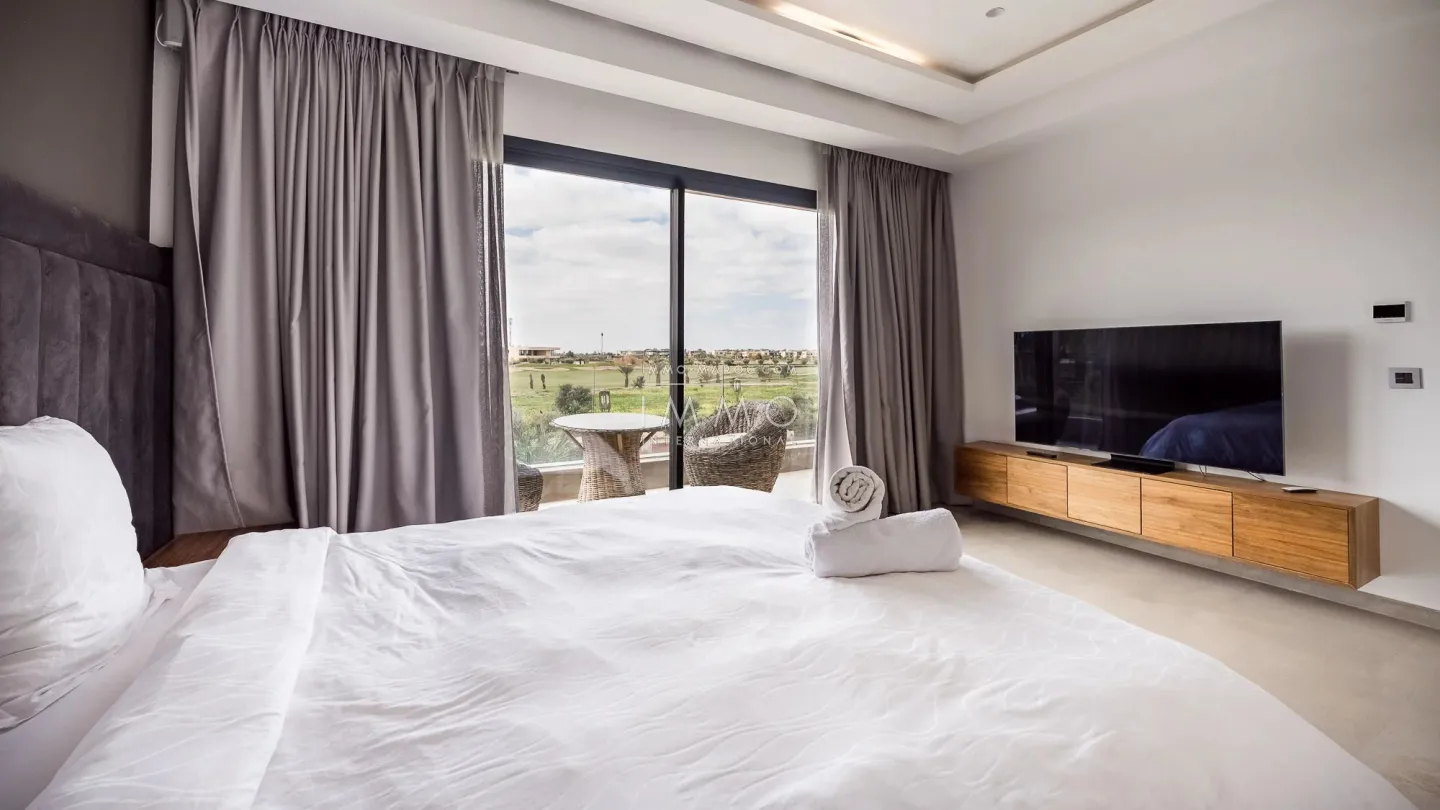 À vendre – villa de luxe meublee avec vue sur le golf amelkis - Photo 43