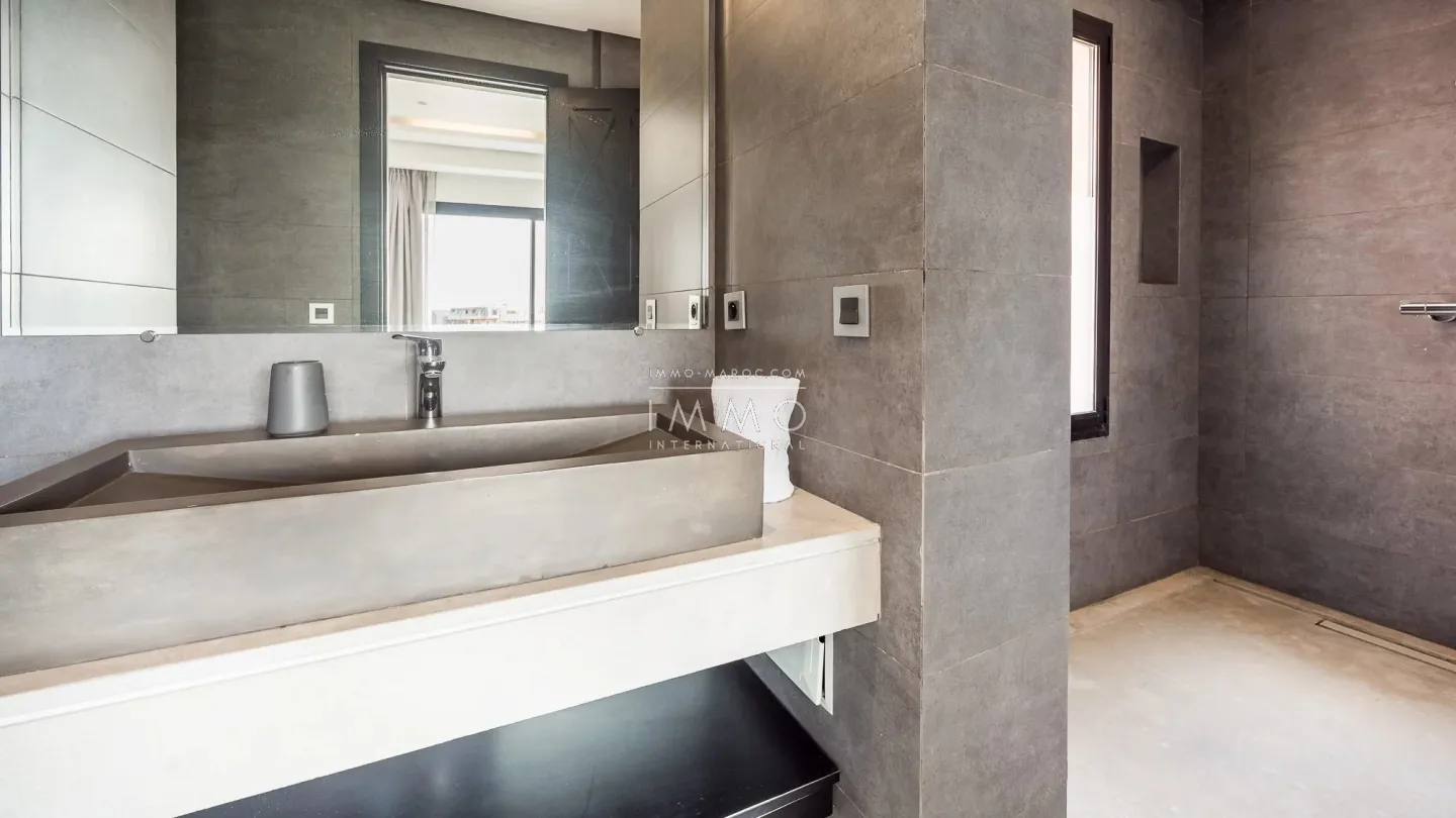 À vendre – villa de luxe meublee avec vue sur le golf amelkis - Photo 44